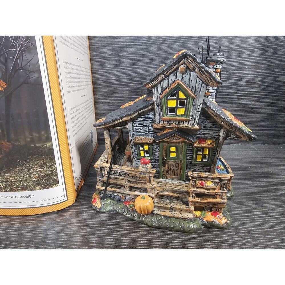 Department 56 Halloween Ichabod Crane's House 6014052 Lighted Building - Picture 2 of 8